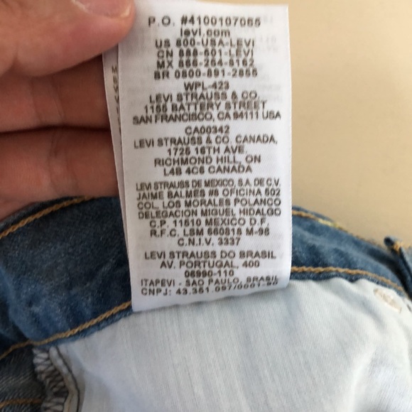 Levi’s Jeans Genuinely Crafted Light Blue Denim Shorts - Picture 8 of 8